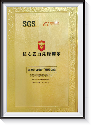 SGS阿里巴巴核心實(shí)力先鋒商家深度認(rèn)證